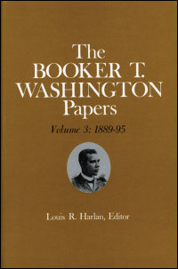 Booker T. Washington Papers Volume 3 cover