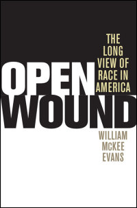 Cover for Evans: Open Wound: The Long View of Race in America. Click for larger image