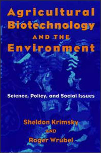 Agricultural Biotechnology and the Environment cover