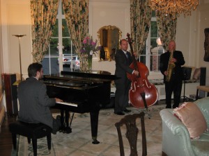 Cool jazz in the drawing room.