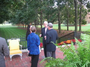 Chancellor Herman and guests.