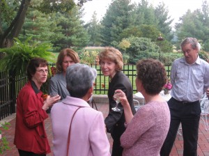 Associate Director Joan Catapano, Dr. Rao, and guests.