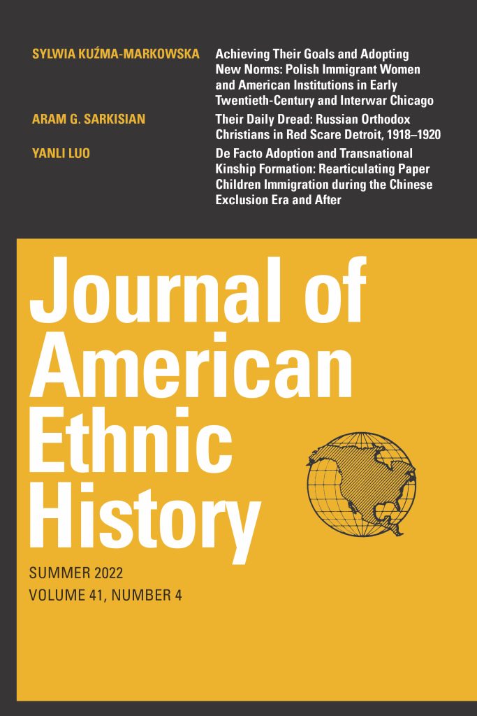 Cover of Journal of American Ethnic History, Vol. 41, Iss. 4